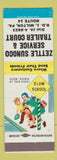 Matchbook Cover - Zettle Sunoco oil gas Trailer Court Milton PA #1