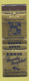 Matchbook Cover - Ellis County Fair Ennis Southern Pacific Railroad TX