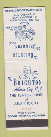 Matchbook Cover - Brighton Hotel Atlantic City NJ #2