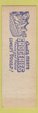 Matchbook Cover - Gem City Grocery Fankfort IN