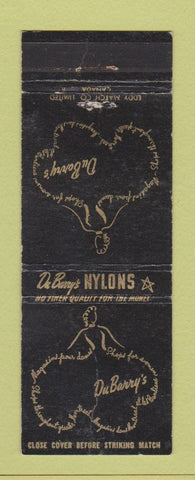 Matchbook Cover - DuBarry's Nylons Canada WEAR