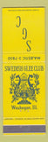 Matchbook Cover - Swedish Glee Club Waukegan IL