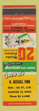 Matchbook Cover - Match Corp H Russell Fink Canton OH