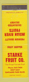 Matchbook Cover - Starke Fruit Company