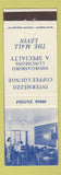 Matchbook Cover - Intermezzo Coffee Lounge Levin New Zealand