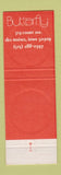 Matchbook Cover - Butterfly Des Moines IA