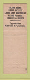 Matchbook Cover - O'Reilly's Stationery Kingston NY