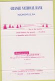 Matchbook Cover - Orange National Bank Hughesville PA 40 Strike