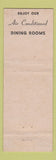 Matchbook Cover - Gibbys Restaurant Chicago IL