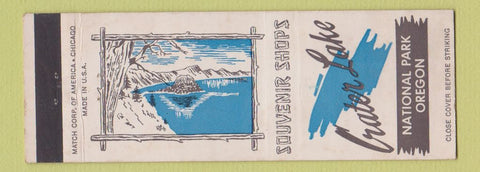 Matchbook Cover - Crater Lake National Park OR