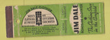 Matchbook Cover - Jim Dale Clothes Orange CT Woodbridge Lodi NJ WORN