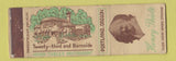 Matchbook Cover - Henry Thiele Restaurant Portland OR CROWN WORN