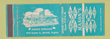Matchbook Cover - Mason's Seafood Norfolk VA