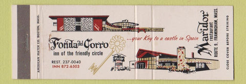 Matchbook Cover - Maridor Restaurant Framingham MA Fonda del Corro