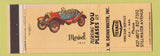 Matchbook Cover - JW Drinkwater Texaco oil gas  Orono ME #1