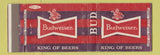 Matchbook Cover - Budweiser Beer WEAR