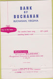 Matchbook Cover - Bank of Buchanan VA 40 Strike