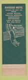 Matchbook Cover - Riverside Motel Red Bank NJ