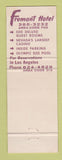 Matchbook Cover - Hotel Fremont Casino Las Vegas NV