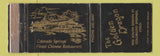 Matchbook Cover - The Golden Dragon Chinese Restaurant Colorado Springs