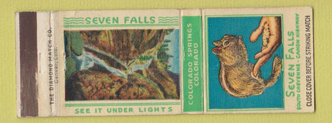 Matchbook Cover - Seven Falls Colorado Springs WEAR