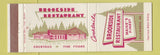 Matchbook Cover - Brookside Restaurant Ellsworth ME