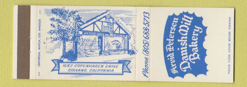 Matchbook Cover - Danis Mill Bakery Solvang CA