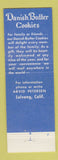 Matchbook Cover - Danis Mill Bakery Solvang CA