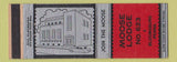 Matchbook Cover - Moose Lodge Bloomsburg PA