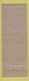 Matchbook Cover - Abner Wheeler House Framingham MA WEAR