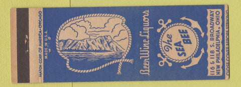 Matchbook Cover - Sea Bee Liquor New Philadelphia OH