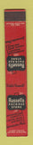 Matchbook Cover - Russell's Package Liquor Leominster MA SAMPLE 10 Strike