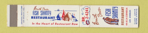 Matchbook Cover - Fish Shanty Los Angeles CA 10 Strike