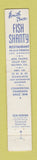Matchbook Cover - Fish Shanty Los Angeles CA 10 Strike