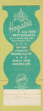 Matchbook Cover - Hogate's Seafood Restaurant Washington DC Jewelite