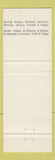 Matchbook Cover - Air Canada Club Calypso