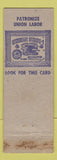 Matchbook Cover - 6's Barber Shop Sterling IL WORN
