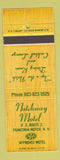 Matchbook Cover - Notchway Motel Franconia Notch NH DD Bean