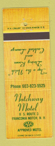 Matchbook Cover - Notchway Motel Franconia Notch NH DD Bean