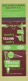 Matchbook Cover - Motel Lynne Edmundston NB