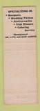 Matchbook Cover - Olde Board Restaurant Burlington VT