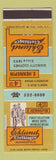 Matchbook Cover - Eklund Clothing Company Minneapolis MN