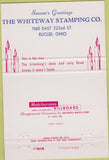 Matchbook Cover - Whiteway Stamping Co Euclid OH 40 Strike
