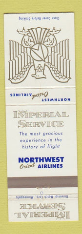 Matchbook Cover - Northwest Orient Airlines