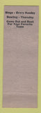 Matchbook Cover - Eagles Club Columbus OH Linden Aerie