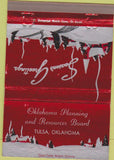 Matchbook Cover - Oklahoma Planning Resources Board Tulsa OK 40 Strike