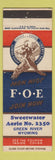 Matchbook Cover - Eagles Club Sweetwater Aerie Green River WY