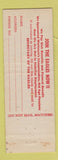 Matchbook Cover - Eagles Club La Porte IN