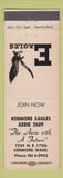 Matchbook Cover - Eagles Club Kenmore WA