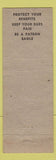 Matchbook Cover - Eagles Club Alva Aerie Alexandria VA